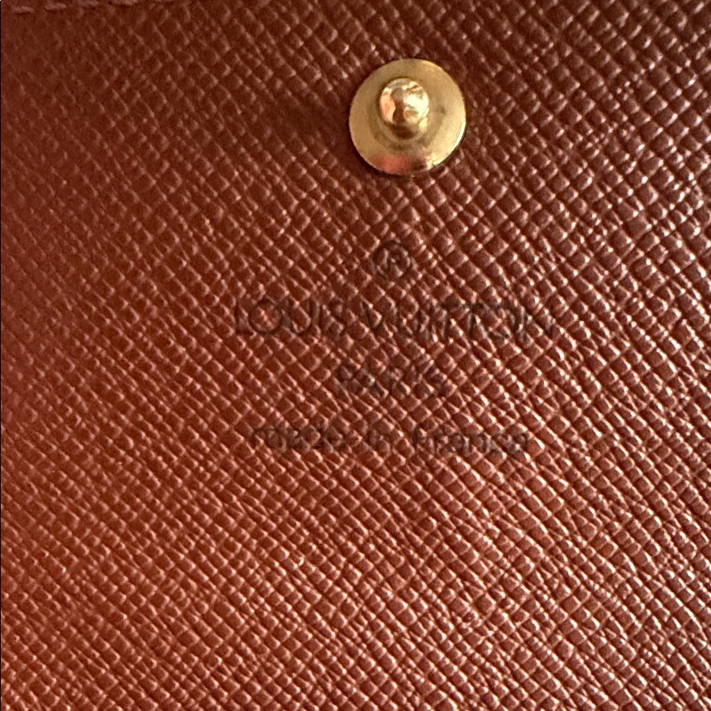 Louis Vuitton Monogram Canvas Compact Wallet in Brown and Gold - Picture 3 of 11